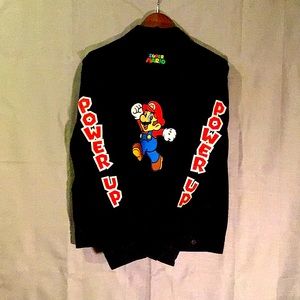 Levi’s Super Mario “POWER UP” Jean Jacket (Black).